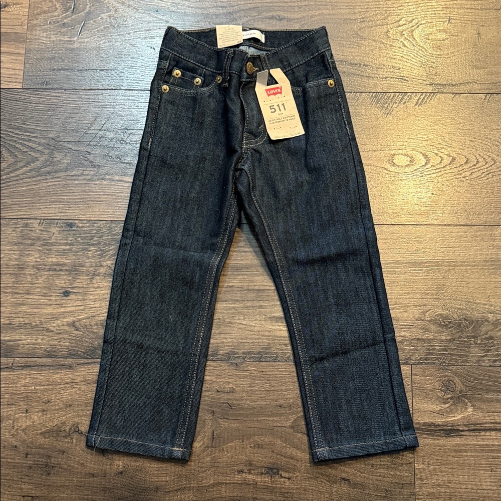 3T Levi's Dark Blue 511 Slim Fit Jeans NWT!